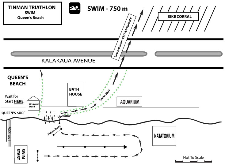 tinman swim map